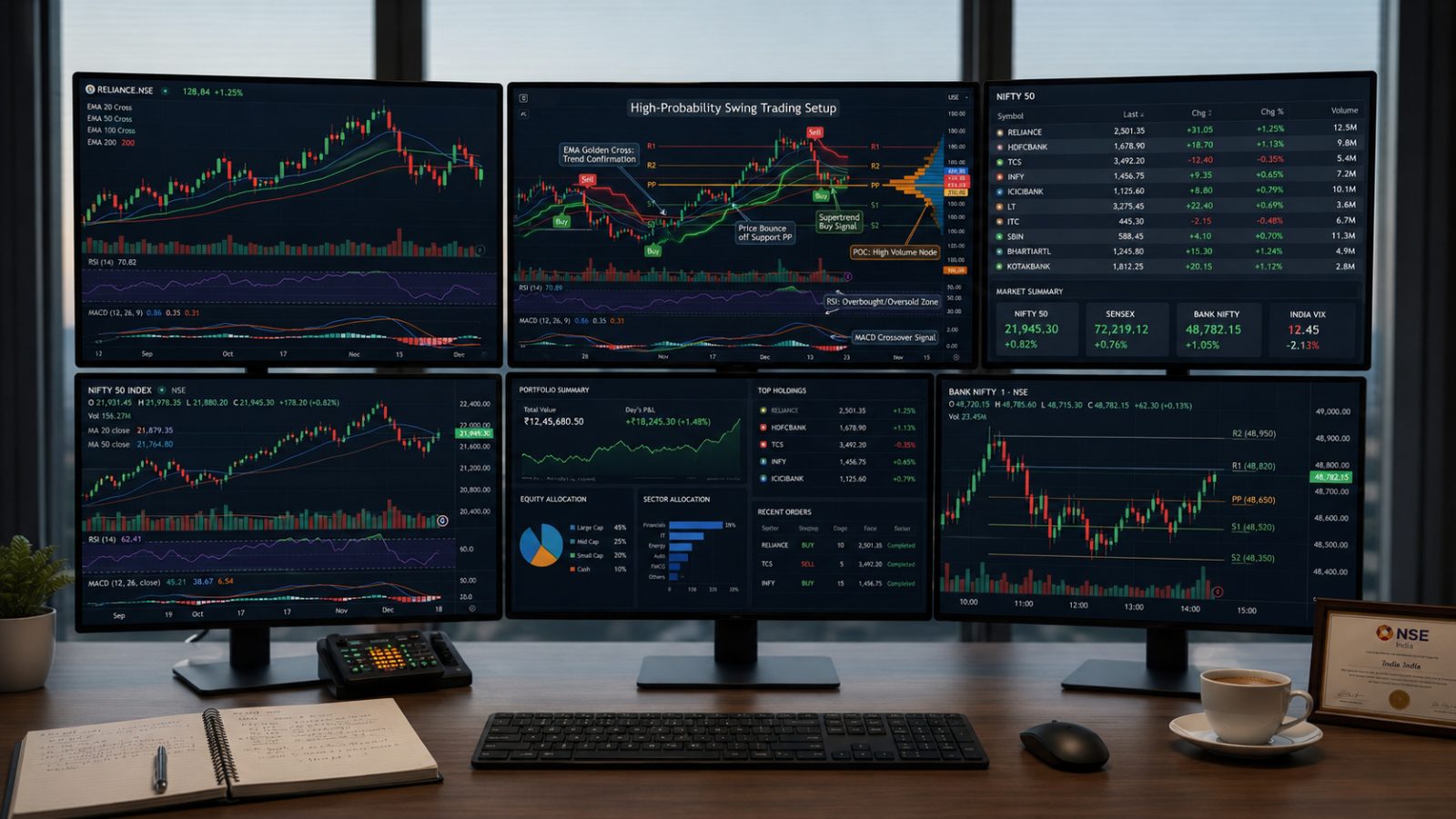 Top 5 Technical Indicators for High-Probability Swing Trading